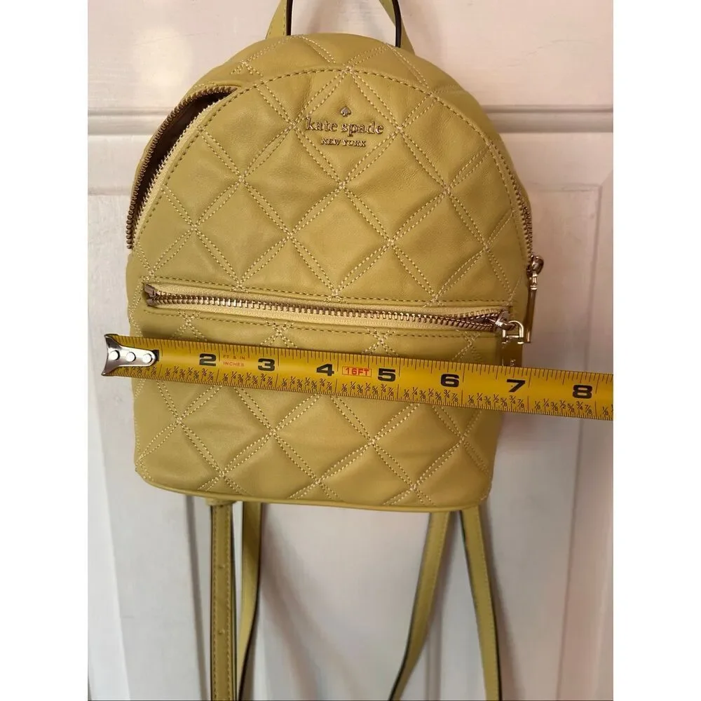 Kate Spade New York Natalia convertible backpack handbag mini Frosty Lime